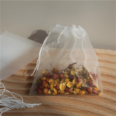 Нейлоновый чайный пакетик на шнурке